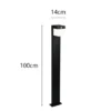 2er SET Wegeleuchten mit Solar und Strom, Hybrid mit Bewegungsmelder H: 100cm