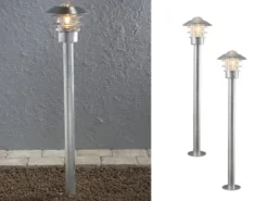 2er Set Wegeleuchten MODENA 98cm hoch, Beleuchtung Garten / Terrasse