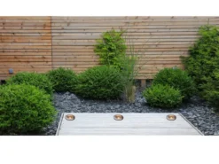 Erweiterungs 3er SET Mini Bodeneinbauspots Edelstahl/Glas Ø3,5cm IP44, G4