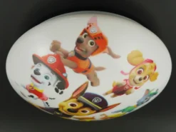 Farbenfrohe Kinderleuchte Deckenschale Ø35cm zauberhaftes PAW PATROL Motiv