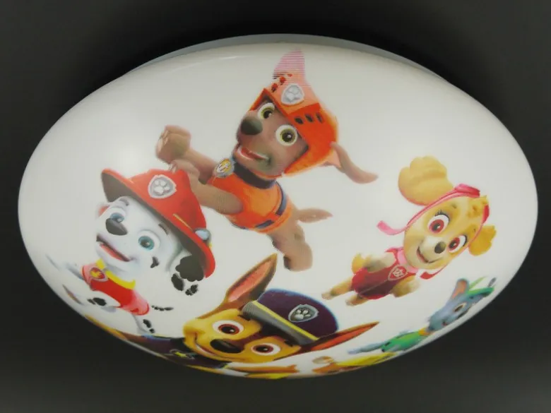 Farbenfrohe Kinderleuchte Deckenschale Ø35cm zauberhaftes PAW PATROL Motiv