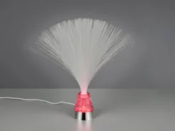 Faserlampe PUNK mit RGB Farbwechsel, auch Batteriebetrieb geeignet, Höhe 31,5cm
