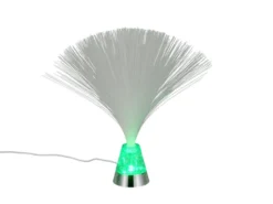 Faserlampe PUNK mit RGB Farbwechsel, auch Batteriebetrieb geeignet, Höhe 31,5cm