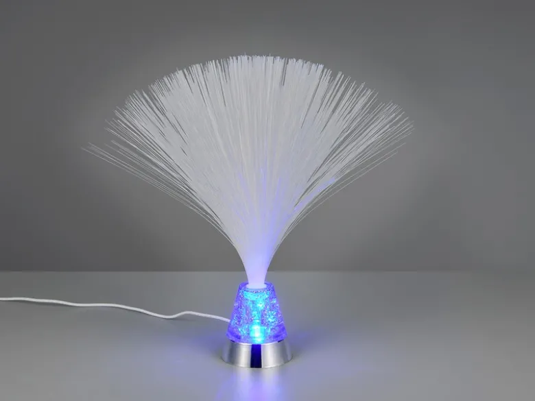 Faserlampe PUNK mit RGB Farbwechsel, auch Batteriebetrieb geeignet, Höhe 31,5cm