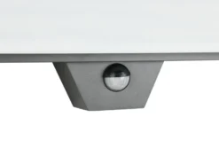 Flache LED Außenwandleuchte MARIZA mit Bewegungsmelder in Anthrazit, Breite 40cm