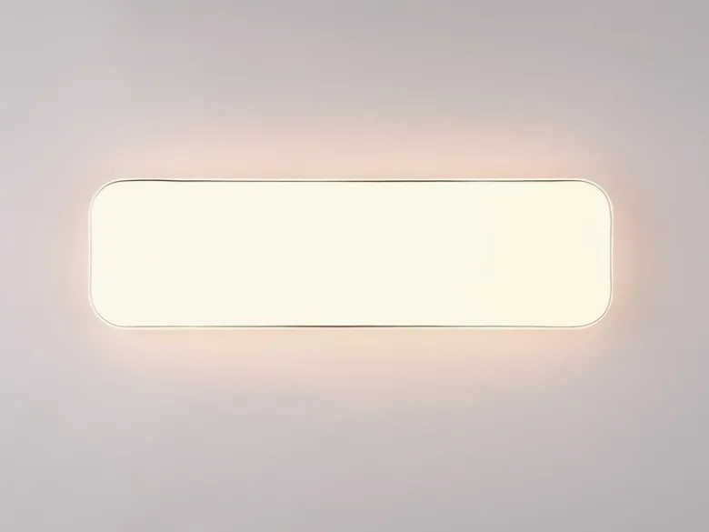 Flache LED Deckenleuchte BLANCA dimmbar, Warmweiß, Breite 60cm