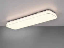 Flache LED Deckenleuchte BLANCA dimmbar, Warmweiß, Breite 60cm