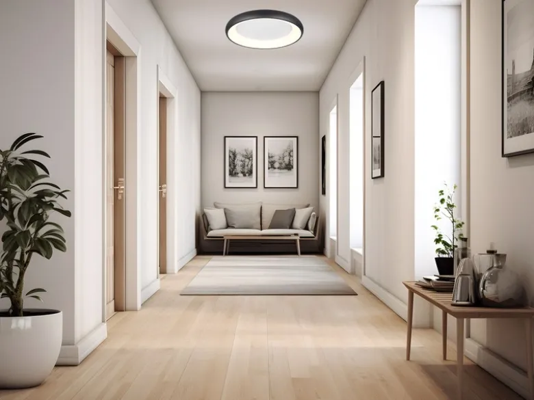 Flache LED Deckenleuchte CARDONA groß Schwarz, dimmbar & 3 Lichtfarben, Ø 62cm