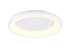 Flache LED Deckenleuchte CARDONA groß Weiß, dimmbar & 3 Lichtfarben, Ø 62cm