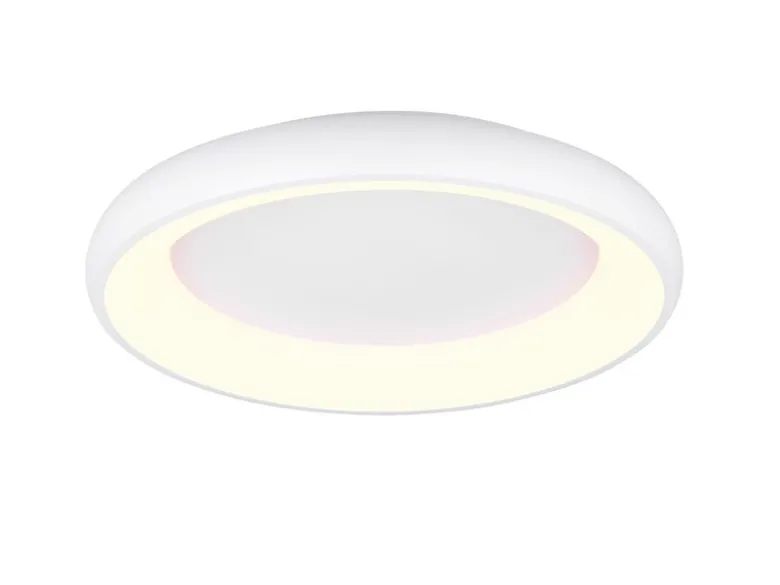 Flache LED Deckenleuchte CARDONA groß Weiß, dimmbar & 3 Lichtfarben, Ø 62cm