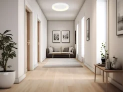Flache LED Deckenleuchte CARDONA groß Weiß, dimmbar & 3 Lichtfarben, Ø 62cm