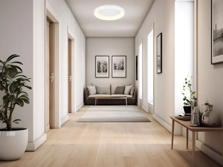 Flache LED Deckenleuchte CARDONA groß Weiß, dimmbar & 3 Lichtfarben, Ø 62cm