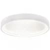 Flache LED Deckenleuchte DOHA mit 2 Lichtfarben in Weiß, Ø 45cm