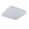 Flache LED Deckenleuchte MANDRIA mit Rankenmuster, Quadrat 27cm