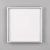Flache LED Deckenleuchte ROTONDA Schwarz Quadrat, 35cm