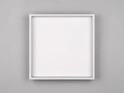 Flache LED Deckenleuchte ROTONDA Schwarz Quadrat, 35cm