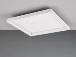 Flache LED Deckenleuchte ROTONDA Weiß Quadrat, 35cm