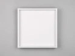 Flache LED Deckenleuchte ROTONDA Weiß Quadrat, 35cm