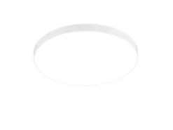Flache LED Deckenleuchte SPICA in Weiß, IP44 Badezimmer geeignet, Ø 27cm