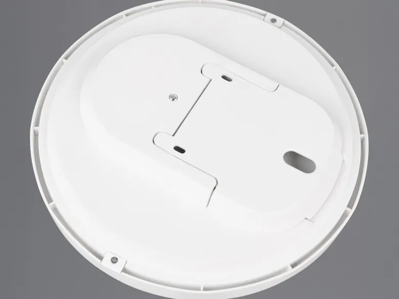 Flache LED Deckenleuchte SPICA in Titan, IP44 Badezimmer geeignet, Ø 27cm