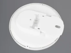 Flache LED Deckenleuchte SPICA in Titan, IP44 Badezimmer geeignet, Ø 27cm