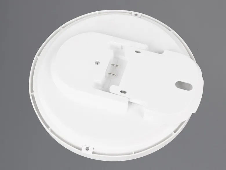 Flache LED Deckenleuchte SPICA in Titan, IP44 Badezimmer geeignet, Ø 27cm