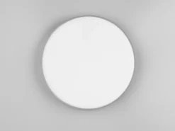 Flache LED Deckenleuchte SPICA in Titan, IP44 Badezimmer geeignet, Ø 27cm