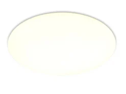 Flache LED Deckenleuchte VIORA in Weiß, IP44 Badezimmer geeignet, Ø 27cm