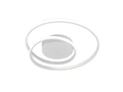 Flache LED Deckenleuchte ZIBAL Weiß, stufenweise dimmbar, Ø 39cm