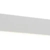 Flache LED Wandleuchte CONCHA Up and Down mit Dimmer, Weiß, Breite 28cm