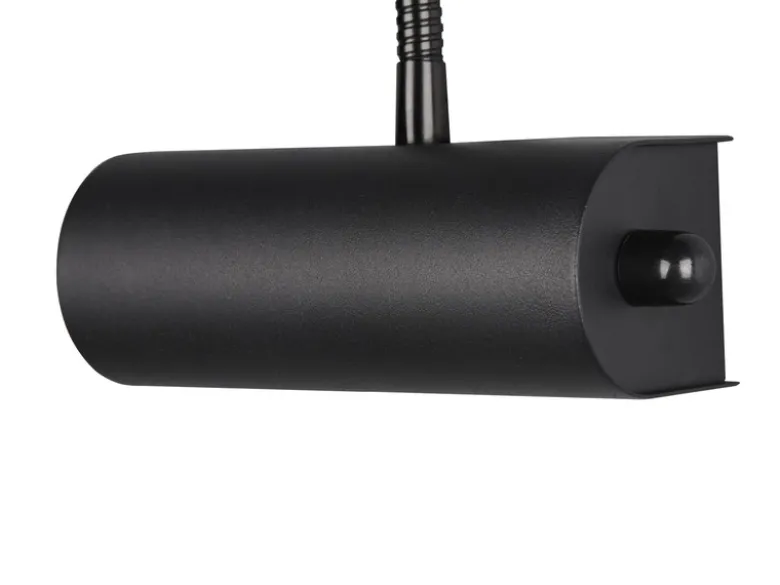 Flexible LED Bilderleuchte CURTIS, Wandleuchte mit Drehdimmer, Schwarz