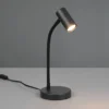 Flexible LED Schreibtischlampe Schwarz, Höhe 28cm