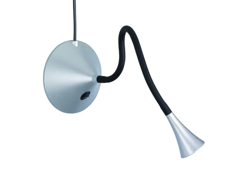 Flexible LED Schreibtischleuchten 2er SET in Silber auch Wandmontage möglich