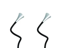 Flexible LED Schreibtischleuchten 2er SET in Silber auch Wandmontage möglich