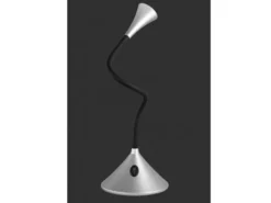 Flexible LED Schreibtischleuchten 2er SET in Silber auch Wandmontage möglich