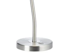 Flexible LED Schreibtischleuchte CURTIS Silber matt, 4-Stufen Dimmer