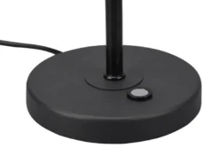 Flexible LED Schreibtischleuchte CURTIS Schwarz matt, 4-Stufen Dimmer