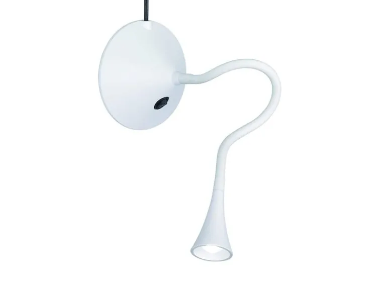 Flexible LED Schreibtischleuchten 2er SET in Weiß, auch Wandmontage möglich