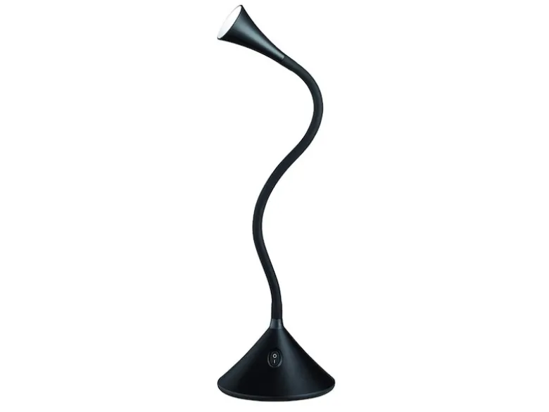 Flexible LED Schreibtischleuchten 2er SET in Schwarz, auch Wandmontage möglich