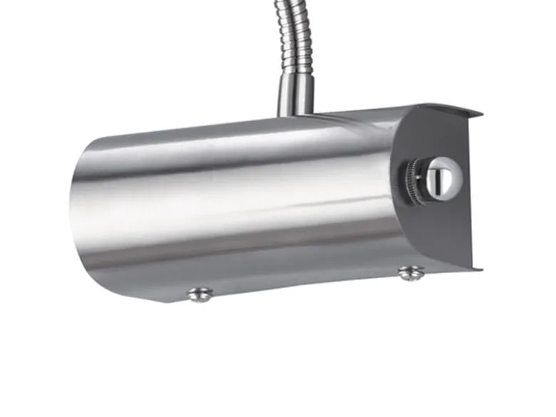 Flexible LED Wandleuchte / Bilderleuchte CURTIS Silber matt, Drehdimmer