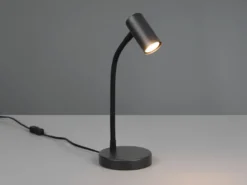 Flexible Schreibtischlampe TARYN Schwarz, Höhe 28cm