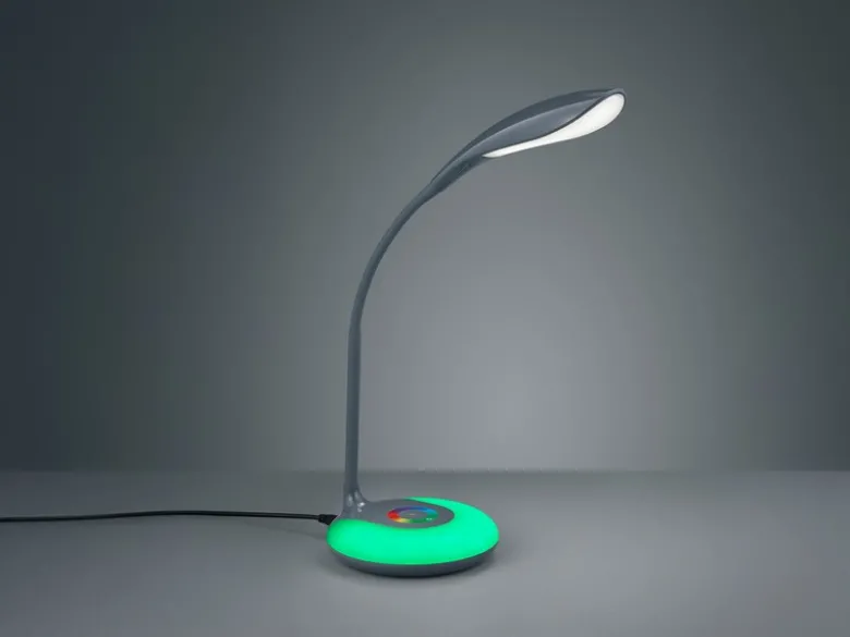 Flexible Schreibtischleuchte KRAIT dimmbar USB Anschluß + RGB Farbwechsler