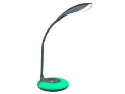 Flexible Schreibtischleuchte KRAIT dimmbar USB Anschluß + RGB Farbwechsler