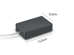 Flexible Stromversorgung Schwarz für DUOline 2-Phasen Schienensystem