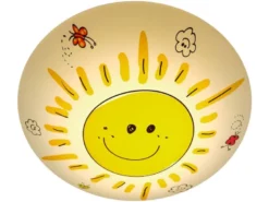 Fröhliche LED Deckenschale SUNNY Deckenleuchte (Ø 35cm) mit bruchsicherem Schirm