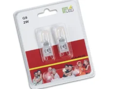 G9 LED 2Stk. Stiftsockel - 2,5 Watt, 210 Lumen, warmweiß - nicht dimmbar