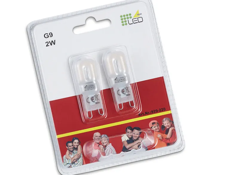 G9 LED 2Stk. Stiftsockel - 2,5 Watt, 210 Lumen, warmweiß - nicht dimmbar