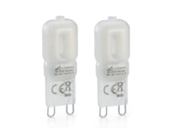 G9 LED 2Stk. Stiftsockel - 2,5 Watt, 210 Lumen, warmweiß - nicht dimmbar