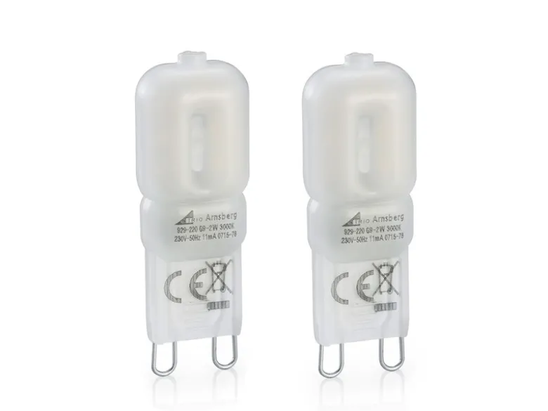 G9 LED 2Stk. Stiftsockel - 2,5 Watt, 210 Lumen, warmweiß - nicht dimmbar