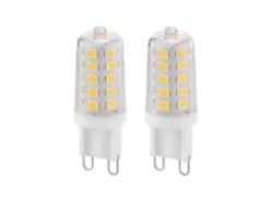 G9 LED 2Stk. Stiftsockel - 3 Watt, 300 Lumen, warmweiß - 3 Stufen Dimmer